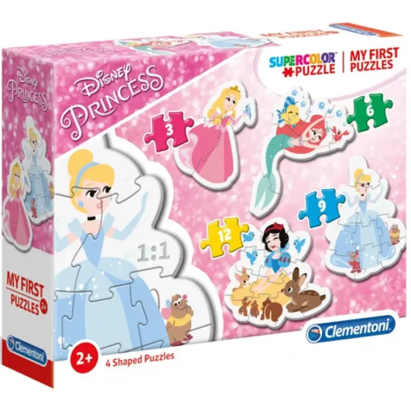 Disney Prinzessinnen 4-in-1 Supercolor Formpuzzle - Clementoni Bild 1