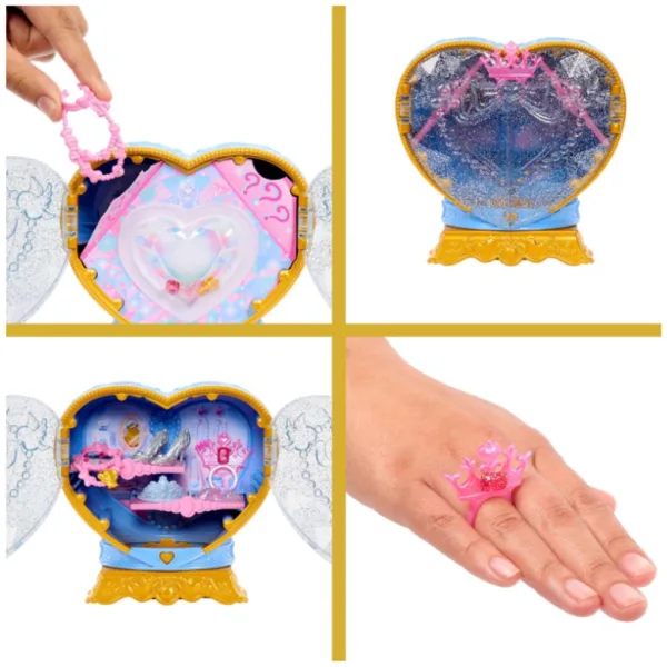 Disney Prinzessinnen: Überraschungspuppe mit großem Herzen – Cinderella – Mattel Bild 3