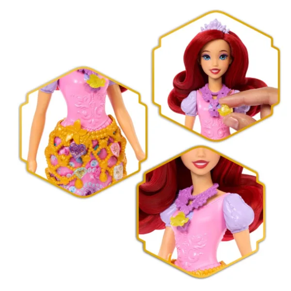 Disney Prinzessinnen: Herzens-Überraschungspuppe – Arielle – Mattel Bild 3