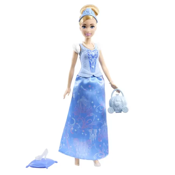 Disney Prinzessinnen: Märchenhaftes Spielset Cinderella Puppe - Mattel Bild 2
