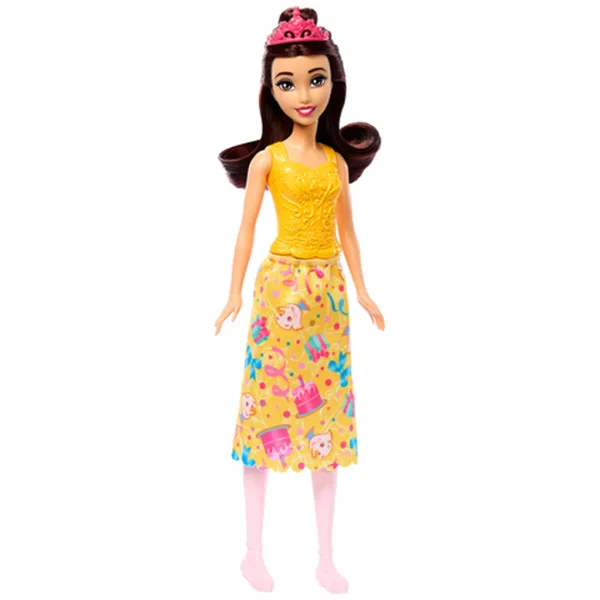 Disney Prinzessinnen: Party Prinzessin Belle Puppe – Mattel Bild 2