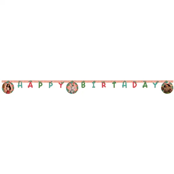 Disney Prinzessinnen Vaiana 2 Geburtstags-„Happy Birthday“-Party-Banner 200cm Bild 1