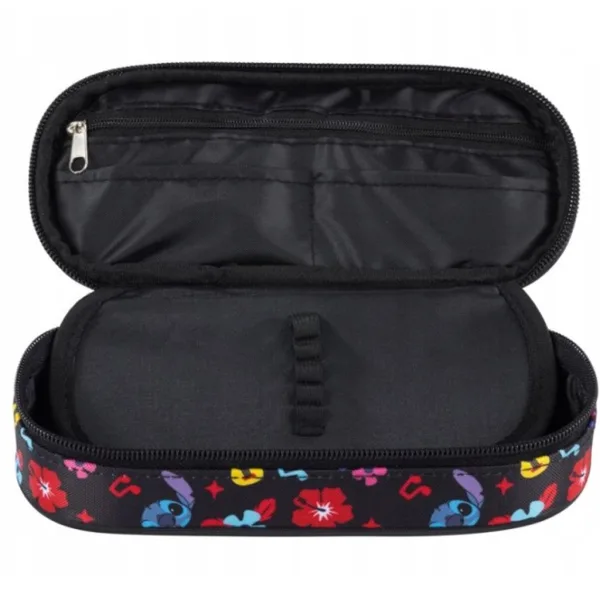 Disney Stitch Aloha schwarzes ovales Federmäppchen PC01 23 x 9,5 x 6 cm Bild 2