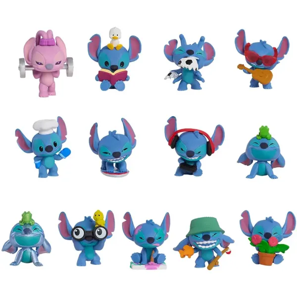 Disney+Stitch Mini-Überraschungsfigur in Ananas-förmiger Kapsel Serie 4, 1 Stück Bild 2