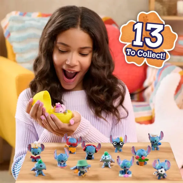 Disney+Stitch Mini-Überraschungsfigur in Ananas-förmiger Kapsel Serie 4, 1 Stück Bild 4