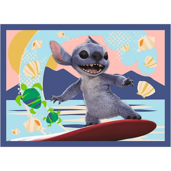 Disney: Stitchs Urlaub 4-in-1 Puzzle - Trefl Bild 2