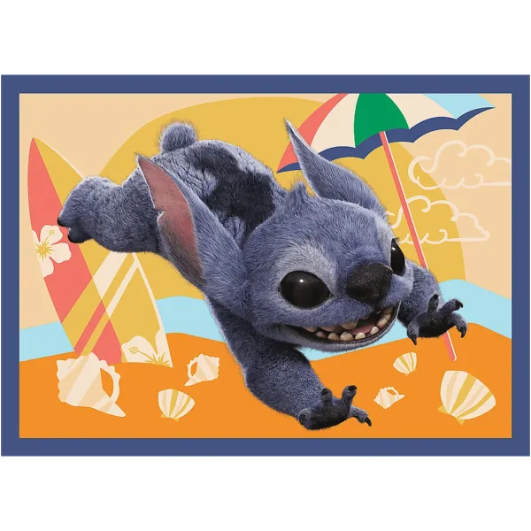 Disney: Stitchs Urlaub 4-in-1 Puzzle - Trefl Bild 3