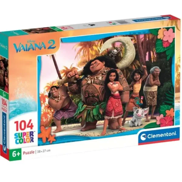 Disney Vaiana 2 104-teiliges Supercolor Puzzle - Clementoni Bild 1
