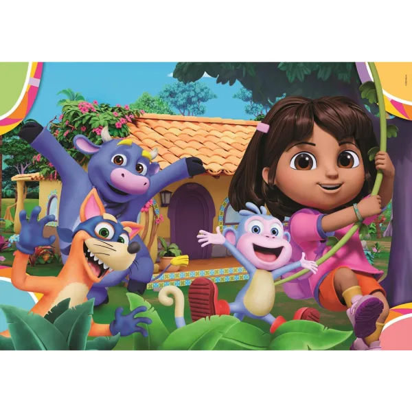 Dora die Entdeckerin 2x20-teiliges Supercolor Puzzle – Clementoni Bild 3