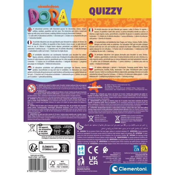Dora, die Entdeckerin Quizzy interaktives Spielset - Clementoni Bild 4