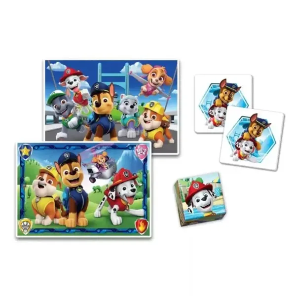 Edukit: Paw Patrol 4-in-1 Spielesammlung - Clementoni Bild 3