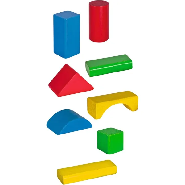 Eichhorn: Bunte Holzbausteine, 50-teiliges Set - Simba Toys Bild 3