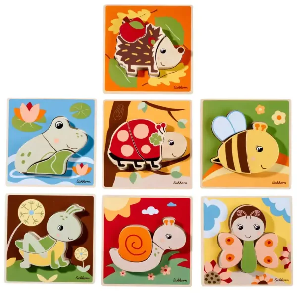 Eichhorn: Holztiere Puzzle in verschiedenen Varianten 1 Stück - Simba Toys Bild 2