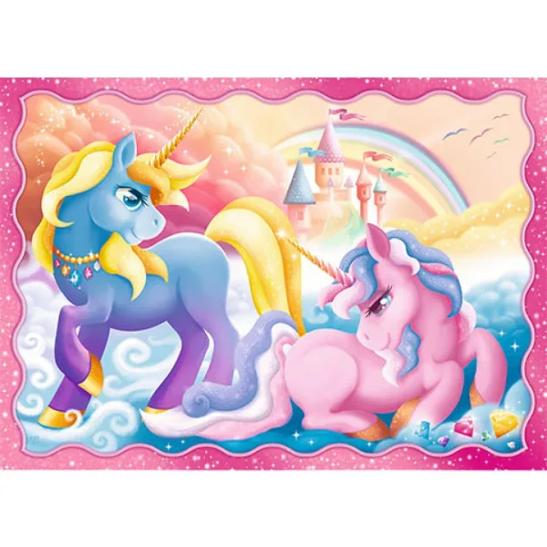 Einhörner und Magie 4-in-1 Puzzle - Trefl Bild 4