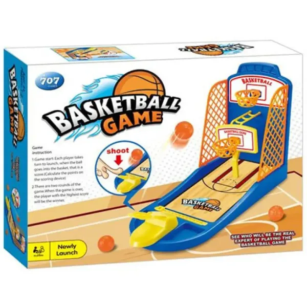 Einzelspieler-Tisch-Basketball-Set mit Abschussvorrichtung Bild 5