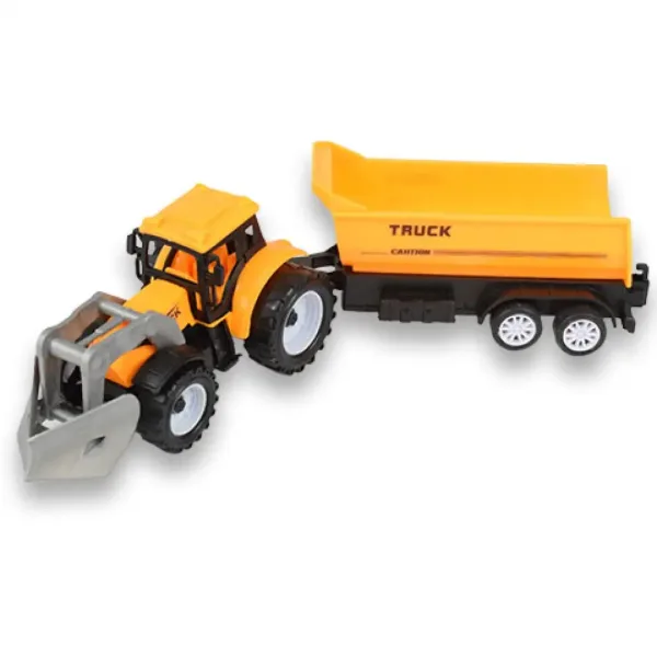 Engineering Truck: 2-teiliges Arbeitsmaschinenset mit Traktoren, Anhänger und Meißel Bild 4