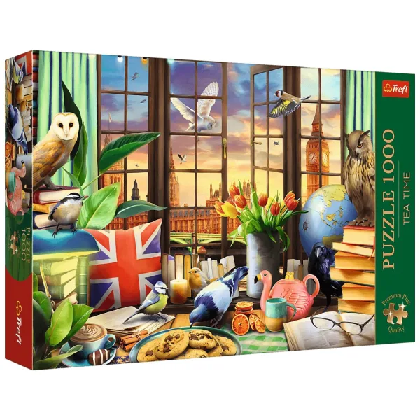 Englischer Nachmittag 1000-teiliges Premium Plus Quality Puzzle – Trefl Bild 1