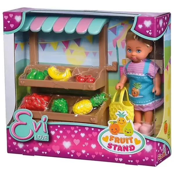 Évi Love: Évi Puppe mit Obststand Spielset - Simba Toys Bild 7