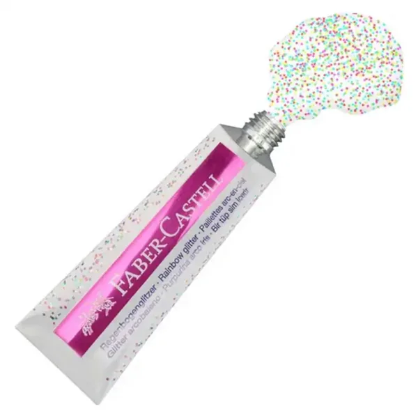 Faber-Castell: Glitzerkleber in Regenbogenfarben 2x12ml Bild 2