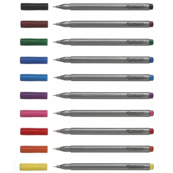 Faber-Castell: Grip 0,4mm Fineliner-Set 10 Stück Bild 2
