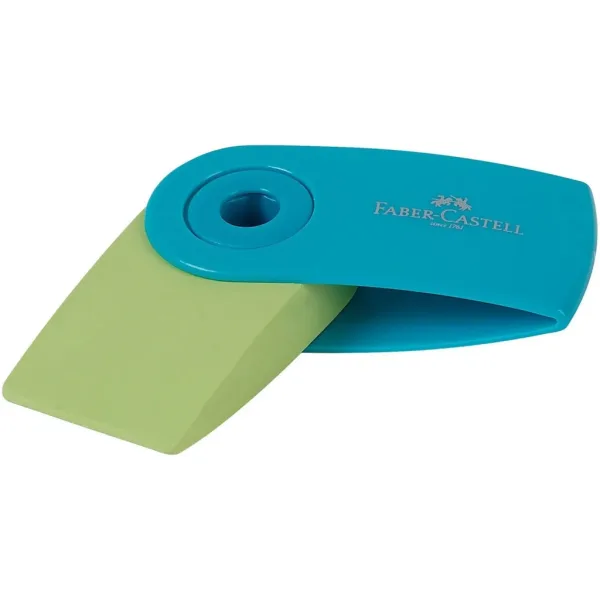 Faber-Castell: Sleeve Mini-Radiergummi im Etui in trendigen Farben, 1 Stück Bild 3