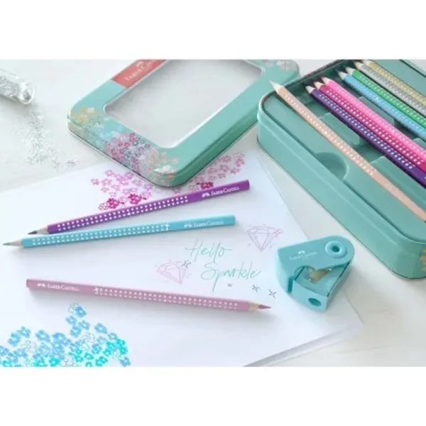 Faber-Castell: Sparkle Farbstift-Set – 20-teilig in Metalldose Bild 3