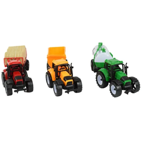 Farmer Truck: Dreiteiliges Bauernhof-Traktor-Set mit Anhänger 28cm Bild 5