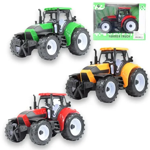 Farmer Truck: Landwirtschaftlicher Traktor in verschiedenen Farben 18x11cm Bild 1