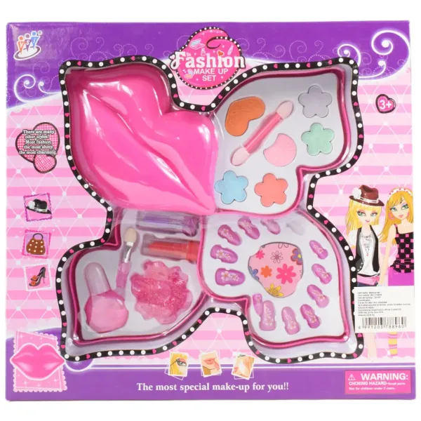 Fashion Make Up: Dreistufige Schminkpalette in Lippenform Bild 7