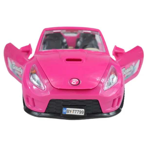 Fashion Sport Car: Rosa Sportwagen-Set mit Licht und Sound, mit Hubschrauber Bild 5