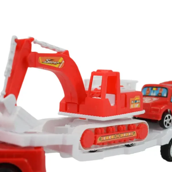 Fire Engine: Feuerwehr-LKW mit Fahrzeugen 40cm Bild 2