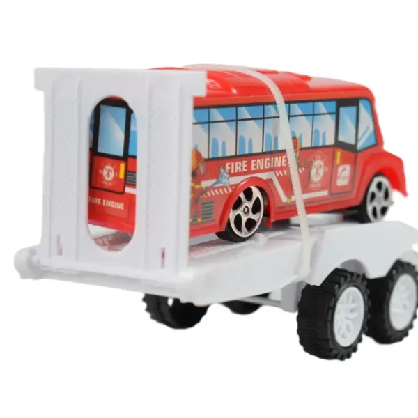 Fire Engine: Feuerwehr-LKW mit Fahrzeugen 40cm Bild 4
