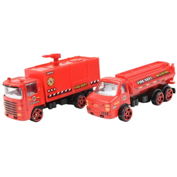 Fire Brigade: Feuerwehrfahrzeug-Set mit Zubehör Bild 2