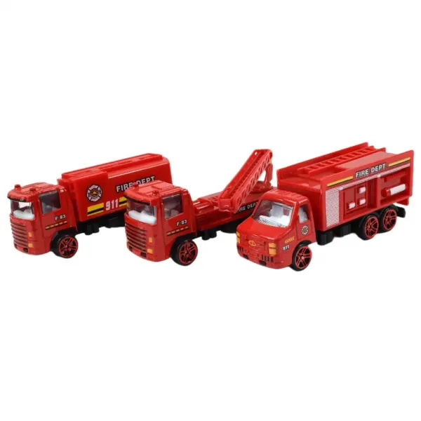 Fire Brigade: Feuerwehrfahrzeug-Set mit Zubehör Bild 3