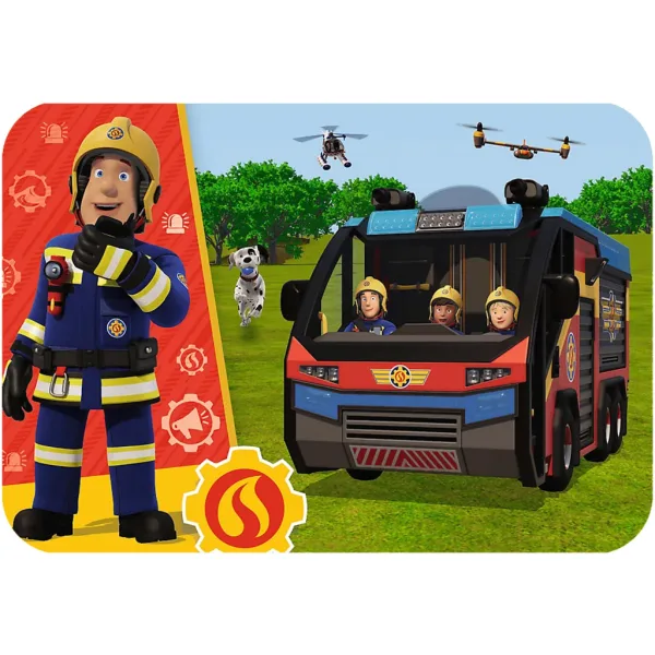 Feuerwehrmann Sam 24-teiliges Holzpuzzle – Trefl Bild 2