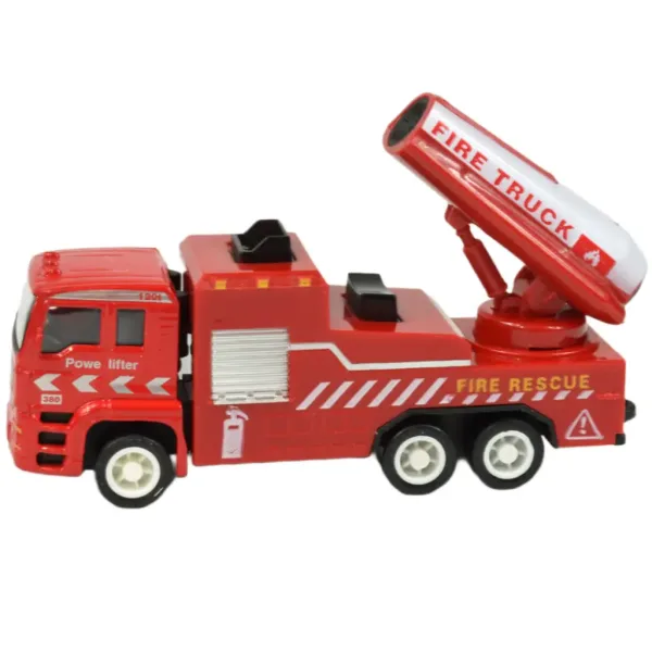 Feuerwehrteam: 4-teiliges Metall-Feuerwehrauto-Set Bild 3