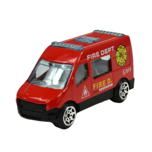 Feuerwehrwagen: Feuerwehrfahrzeug-Spielset mit Zubehör Bild 5
