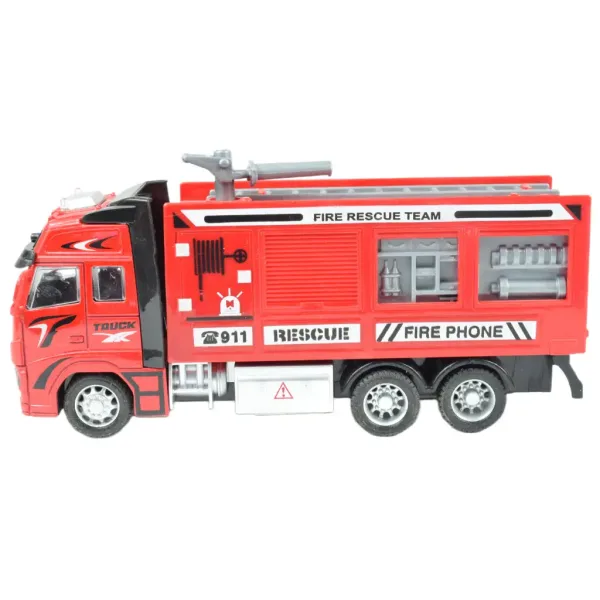 Feuerwehrwagen: Schwungrad-Feuerwehrwagen in verschiedenen Ausführungen 19cm Bild 2