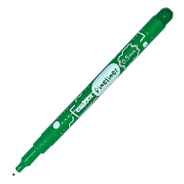 Fineliner (Filzstift mit Nadelspitze), grün, 0,5 mm - Carioca Bild 2