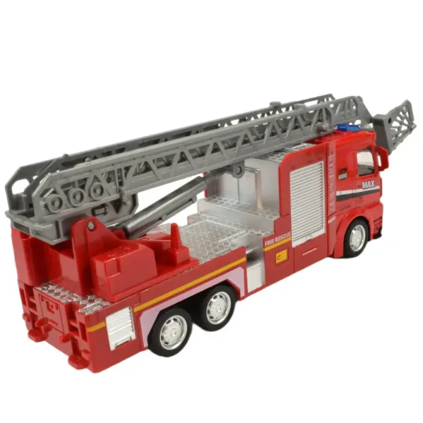 Fire Rescue: Feuerwehr-LKW mit Schwungrad, Licht und Sound, verschiedene Ausführungen, 19 cm, 1 Stück Bild 6
