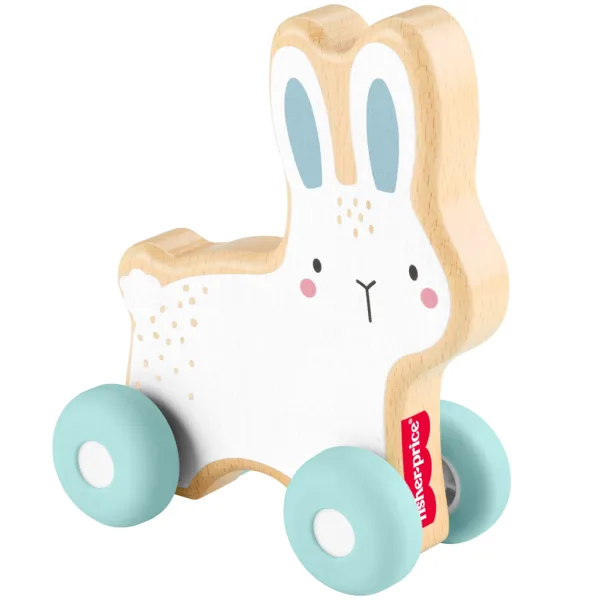 Fisher-Price: Holz-Schiebespiel Hase – Mattel Bild 2