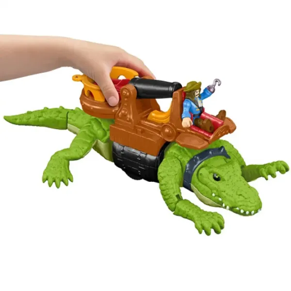 Fisher-Price: Imaginext Krokodil und Captain Hook Spielset - Mattel Bild 2