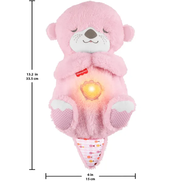 Fisher-Price: Rosa schlafende Otter mit Funktionen – Mattel Bild 3