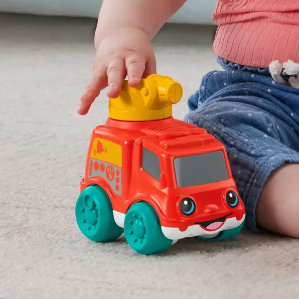 Fisher-Price: Schiebeauto - Fröhliches Feuerwehrauto - Mattel Bild 2