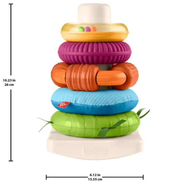 Fisher-Price: Sensory Rock-A-Stack™ Ringpyramide - Mattel Bild 5