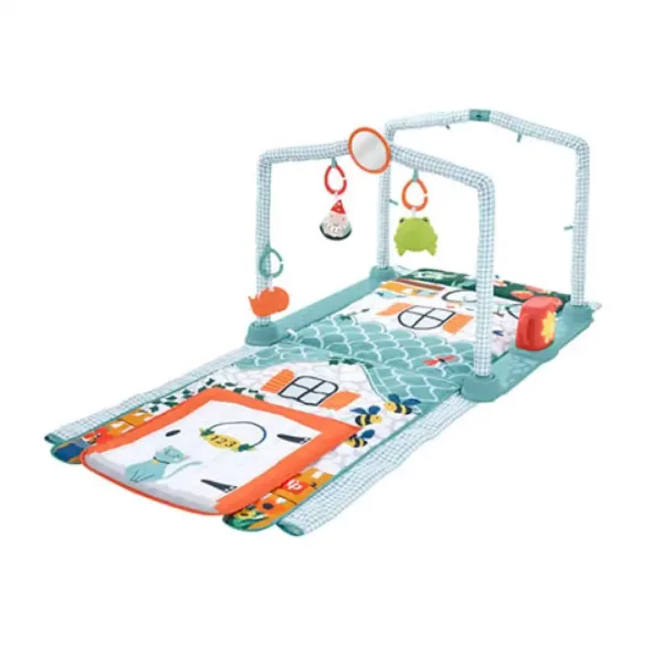 Fisher-Price: Verwandelbare Spielmatte „Süßes Zuhause“ – Mattel Bild 2