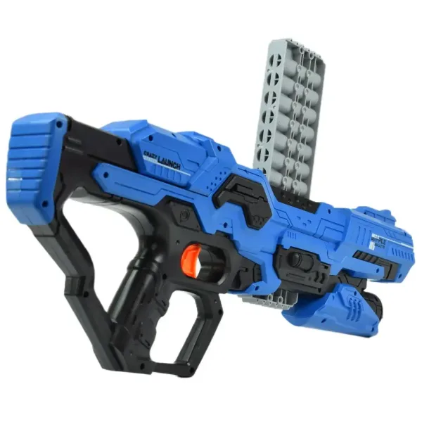 Frantic Launcher: Manuelle Schaumstoffpistole mit Zielscheibe und Munition 49cm Bild 4