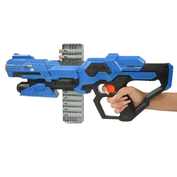 Frantic Launcher: Schaumstoffblaster mit 10 Metern Schussweite und Patronen, 49 cm Bild 5