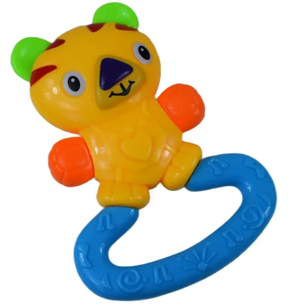 Fröhlicher Clown Baby Rassel und Beißring 2er-Set Bild 4