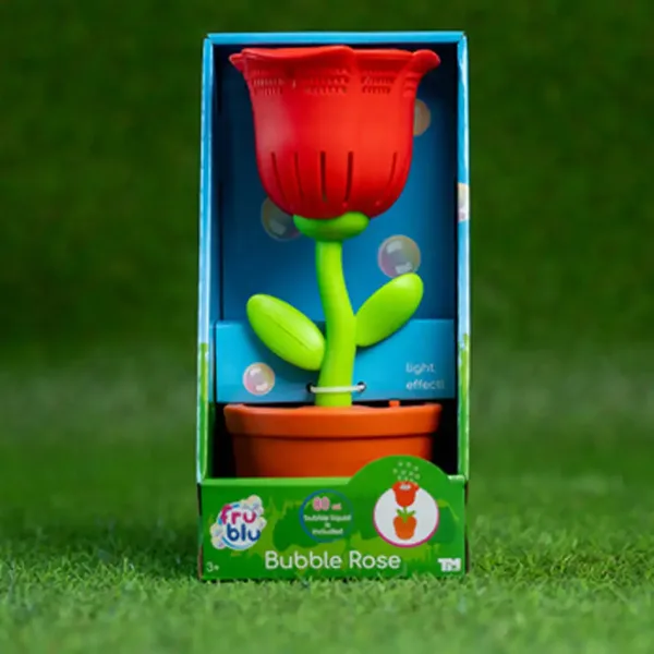 FruBlu: Lichtblasenmaschine Rose mit 2x40ml Flüssigkeit Bild 3